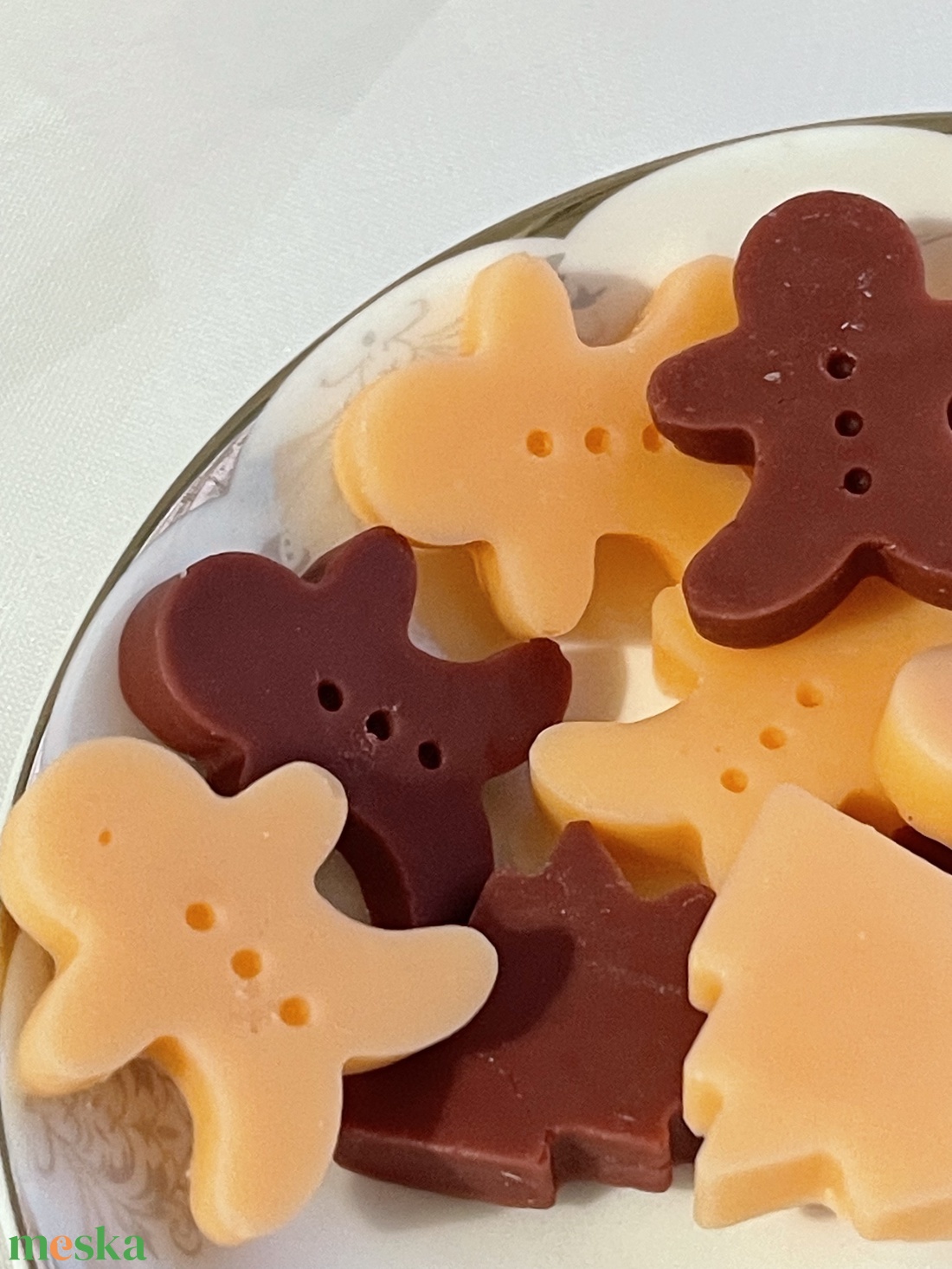 Karácsonyi szója illatviasz  20 g - karácsony - karácsonyi lakásdekoráció - karácsonyi illatgyertya, mécses - Meska.hu