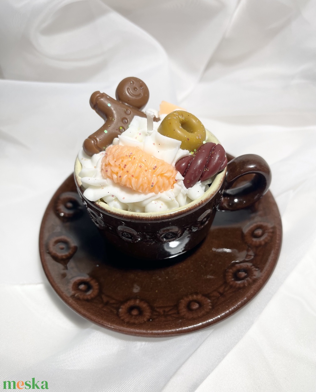 Szójaviasz illatgyertya karácsonyváró kávé illattal - karácsony - karácsonyi lakásdekoráció - karácsonyi illatgyertya, mécses - Meska.hu