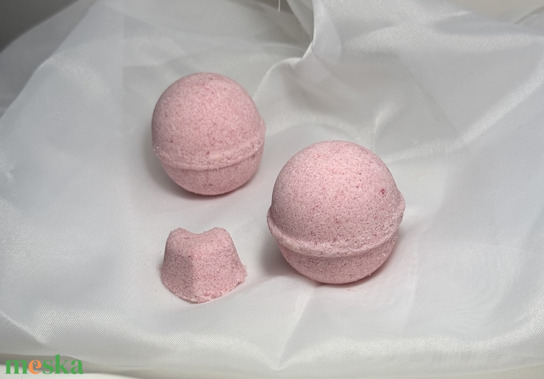 Fürdőbomba szett grapefruit illattal - szépségápolás - szappan & fürdés - fürdősó, fürdőgolyó, habfürdő - Meska.hu