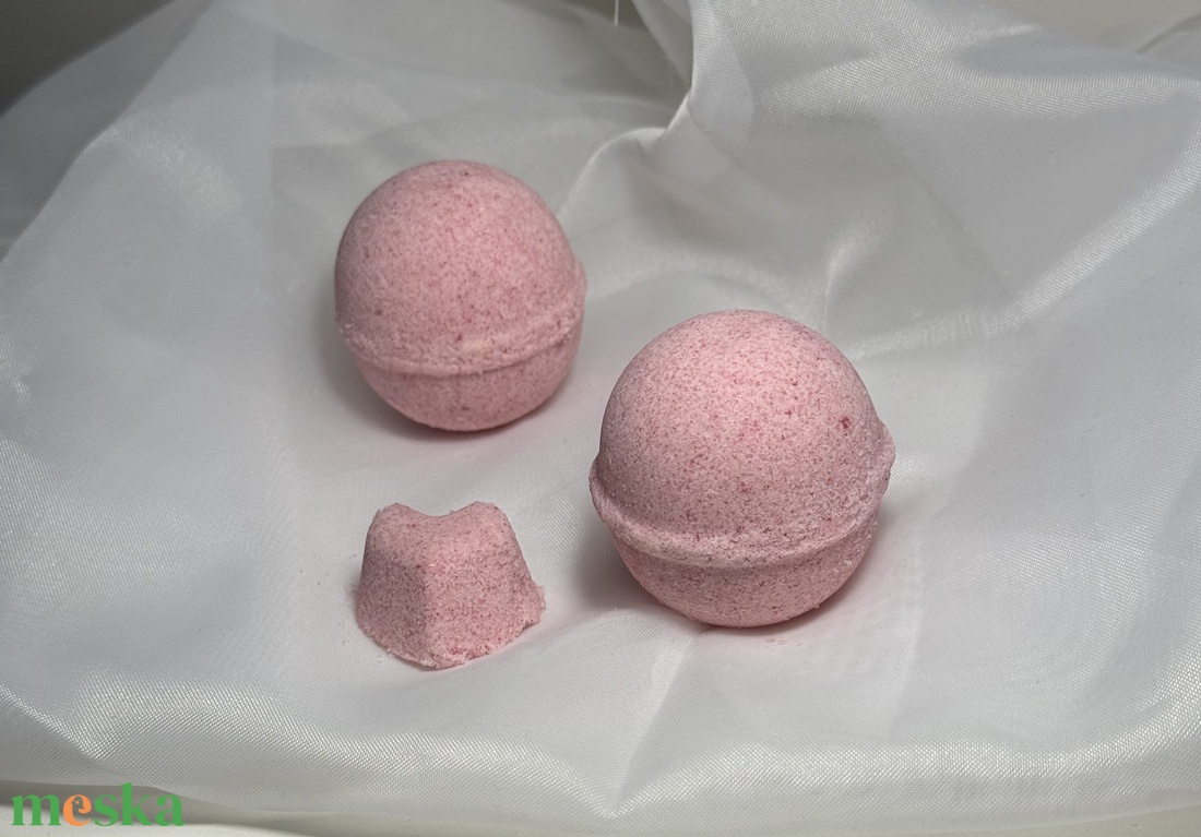 Fürdőbomba szett grapefruit illattal - szépségápolás - szappan & fürdés - fürdősó, fürdőgolyó, habfürdő - Meska.hu