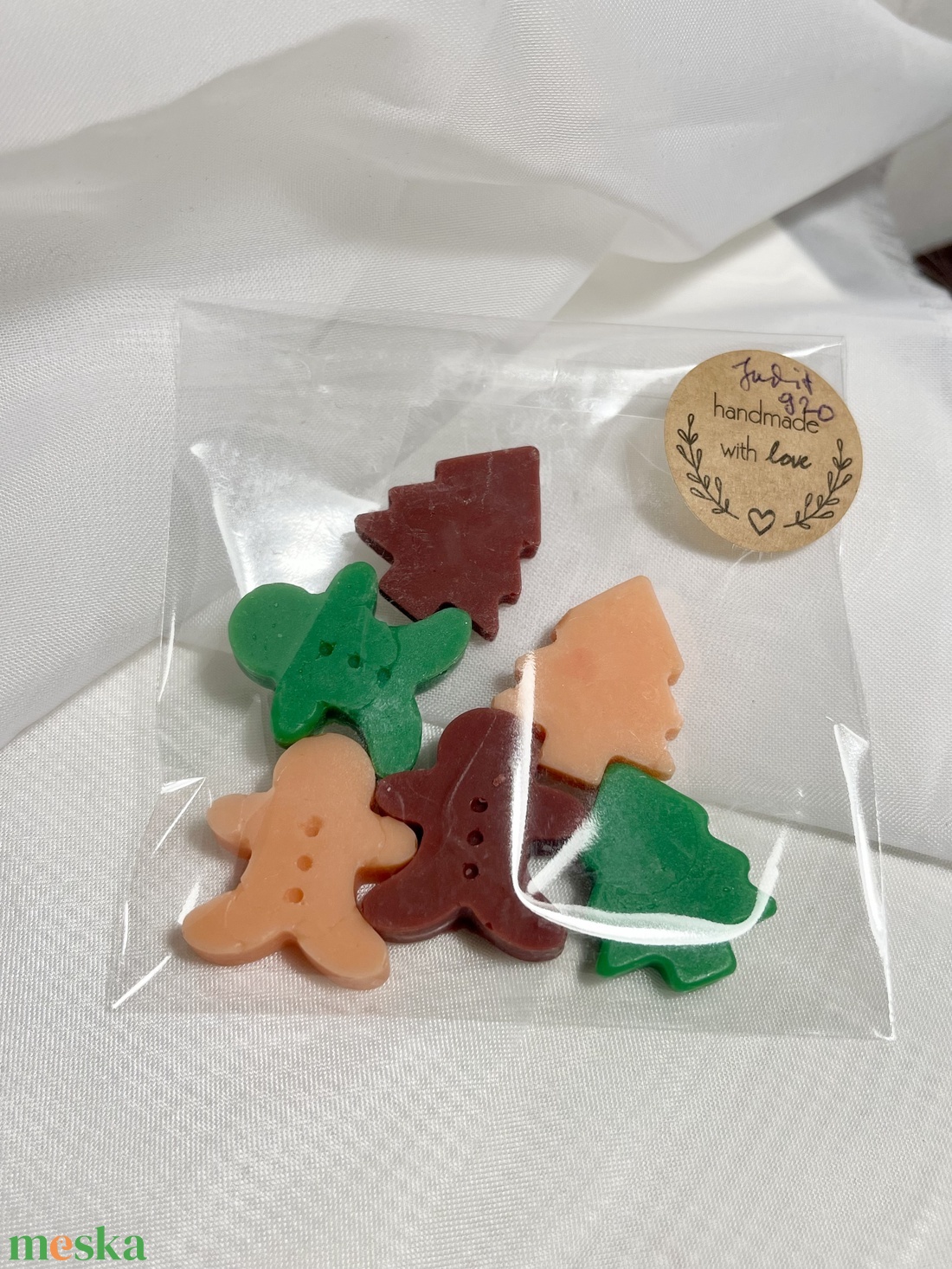 Karácsonyi szóróajándék illatviasz - karácsony - karácsonyi lakásdekoráció - karácsonyi illatgyertya, mécses - Meska.hu