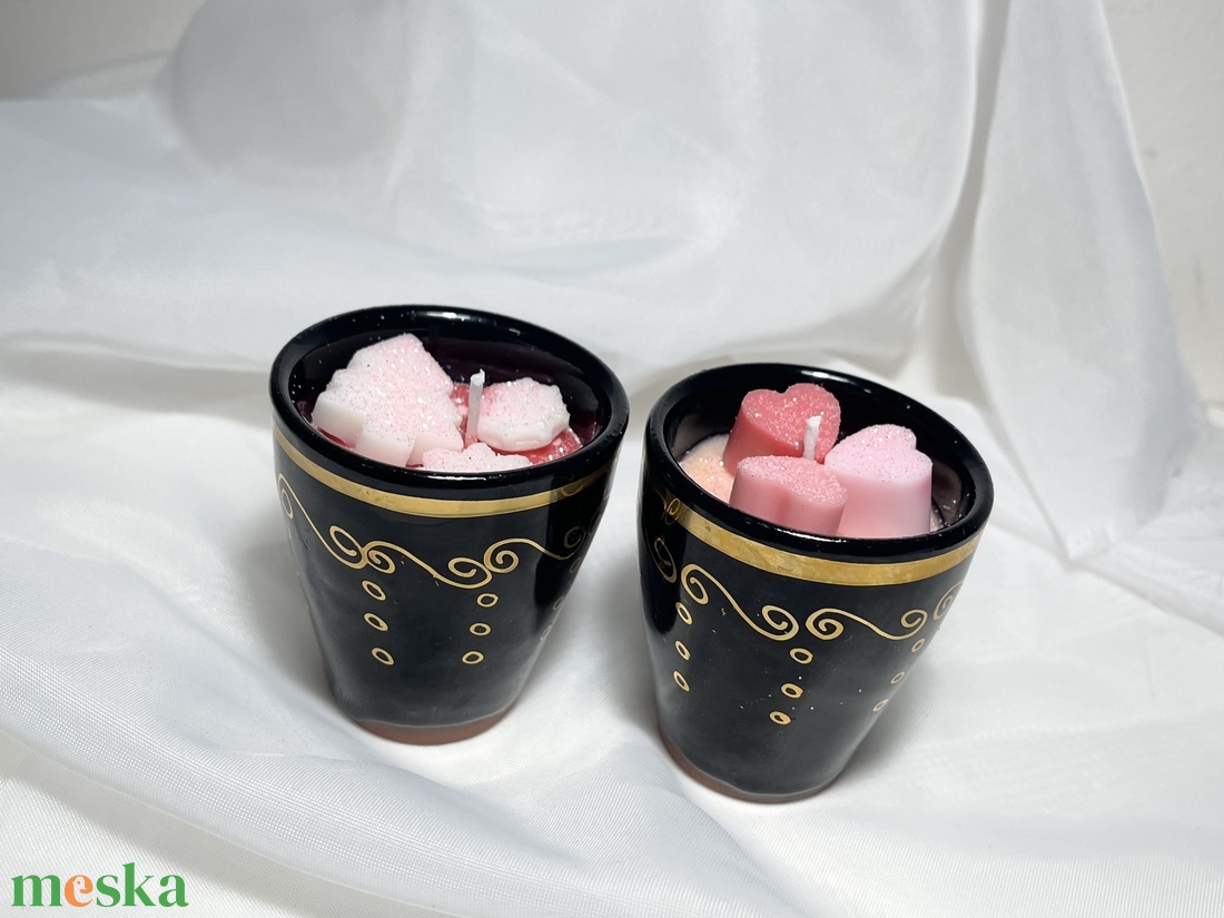 Karácsonyi illatgyertya párban - karácsony - karácsonyi lakásdekoráció - karácsonyi illatgyertya, mécses - Meska.hu