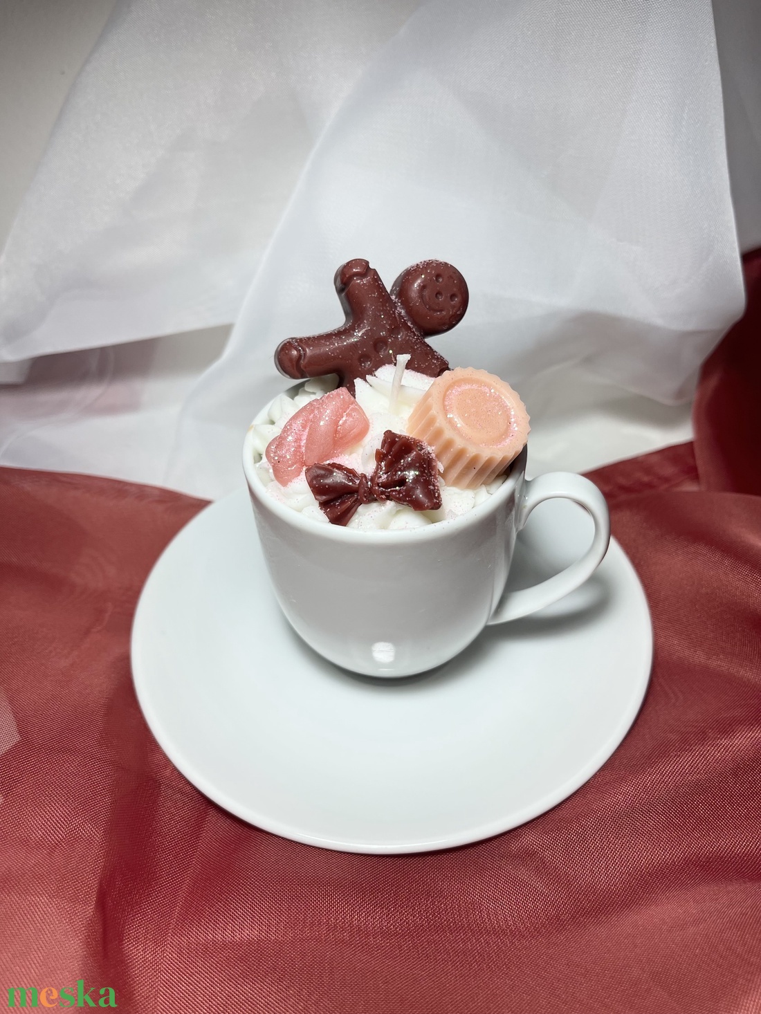 Karácsonyi szójaviasz illatgyertya - karácsony - karácsonyi lakásdekoráció - karácsonyi illatgyertya, mécses - Meska.hu