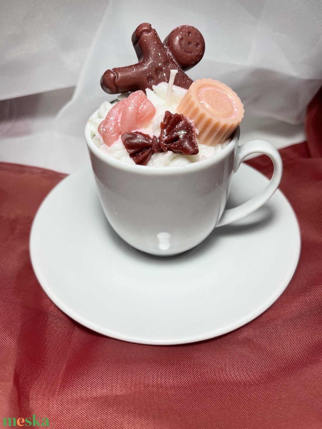 Karácsonyi szójaviasz illatgyertya - karácsony - karácsonyi lakásdekoráció - karácsonyi illatgyertya, mécses - Meska.hu