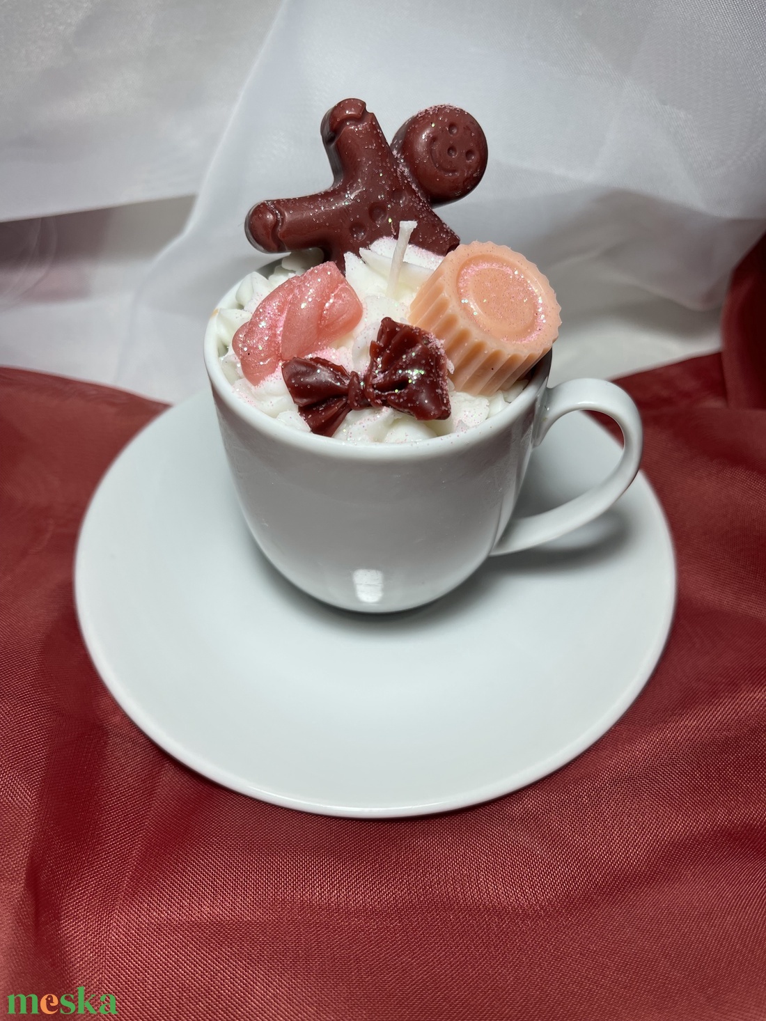 Karácsonyi szójaviasz illatgyertya - karácsony - karácsonyi lakásdekoráció - karácsonyi illatgyertya, mécses - Meska.hu