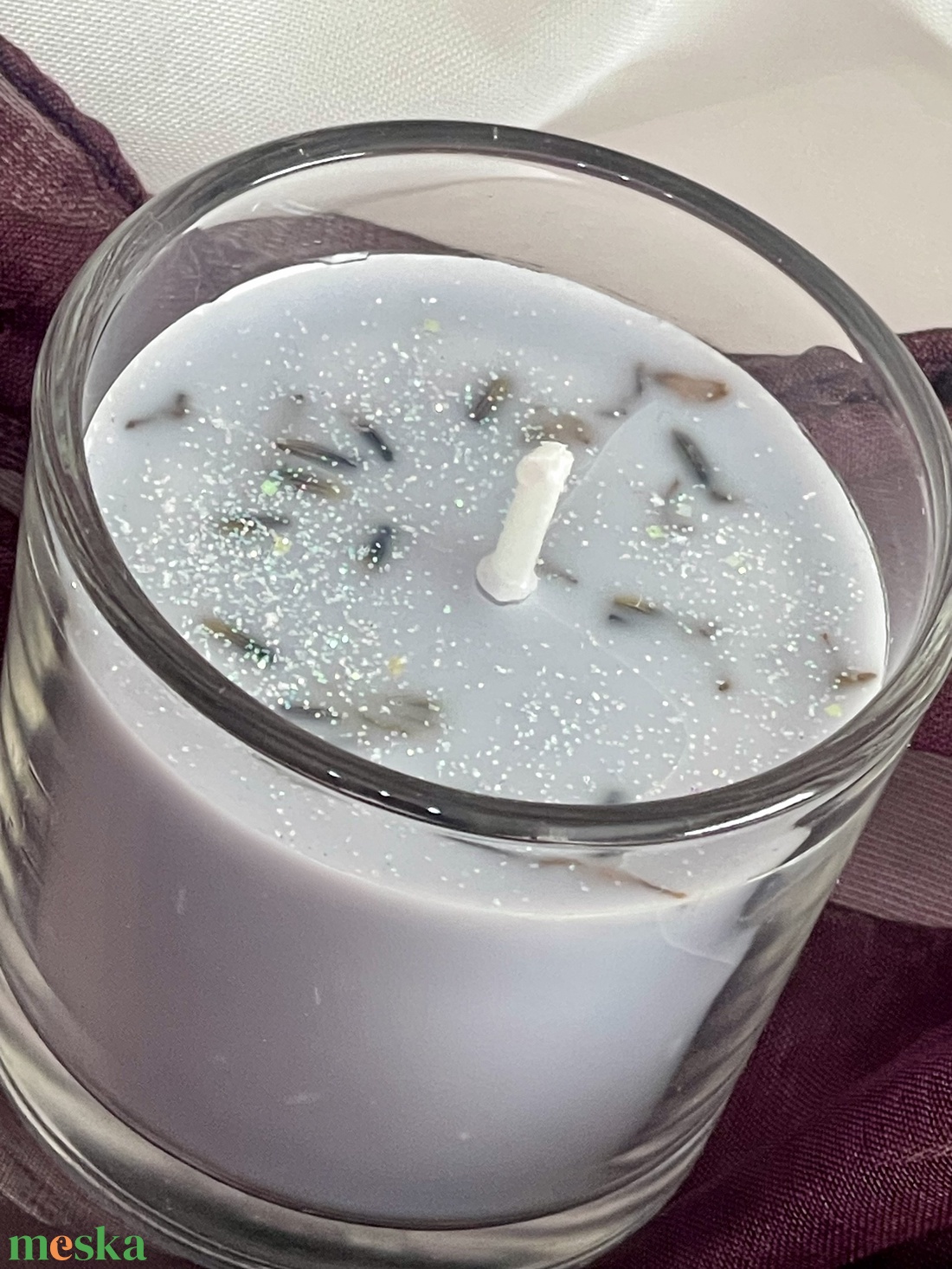 Szója illatgyertya Levendula - otthon & életmód - gyertya, illat, aroma - aromalámpa - Meska.hu