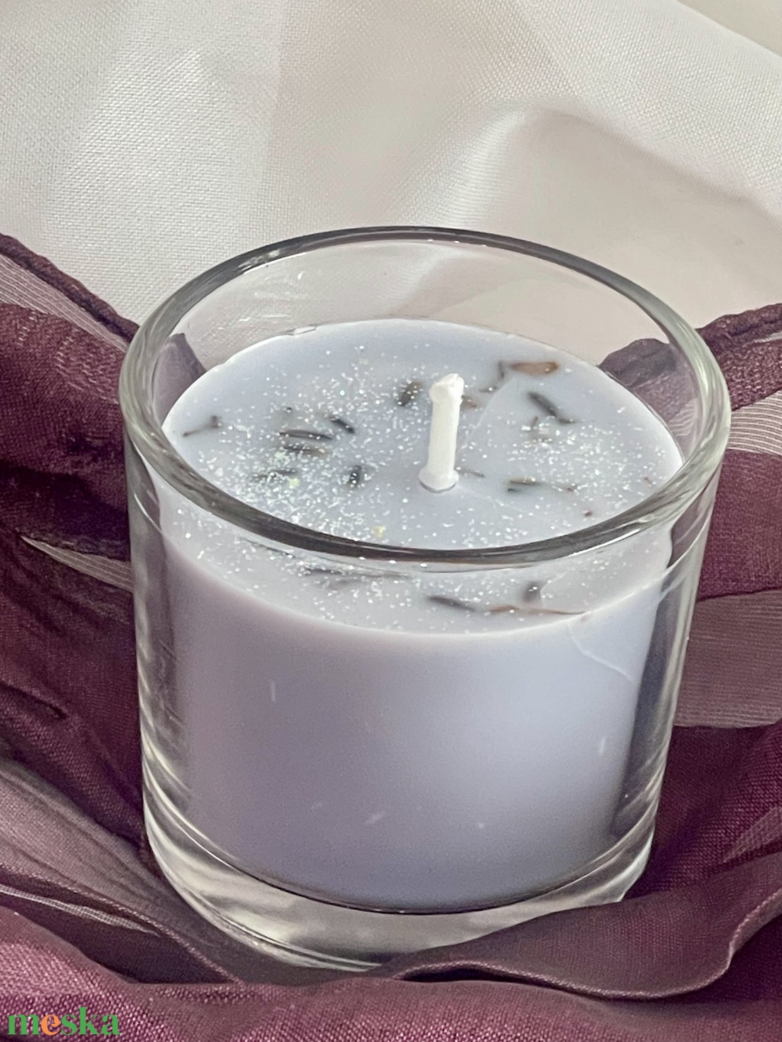 Szója illatgyertya Levendula - otthon & életmód - gyertya, illat, aroma - aromalámpa - Meska.hu
