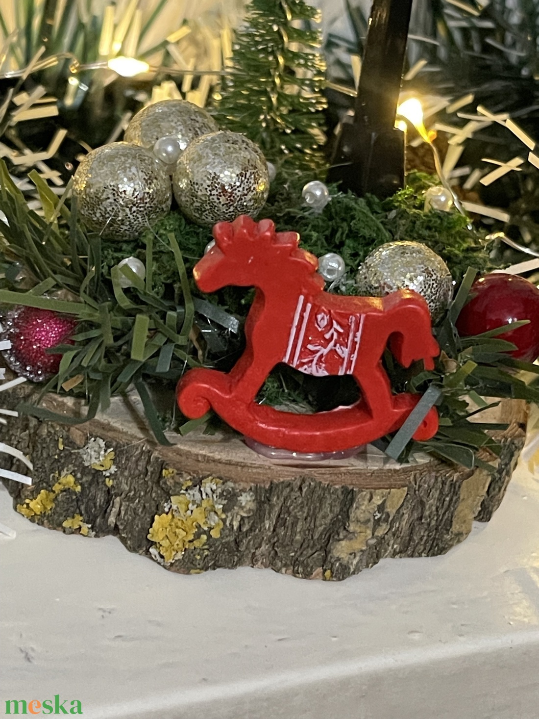 Karácsonyi dísz  - karácsony - karácsonyi lakásdekoráció - karácsonyi lakásdíszek - Meska.hu