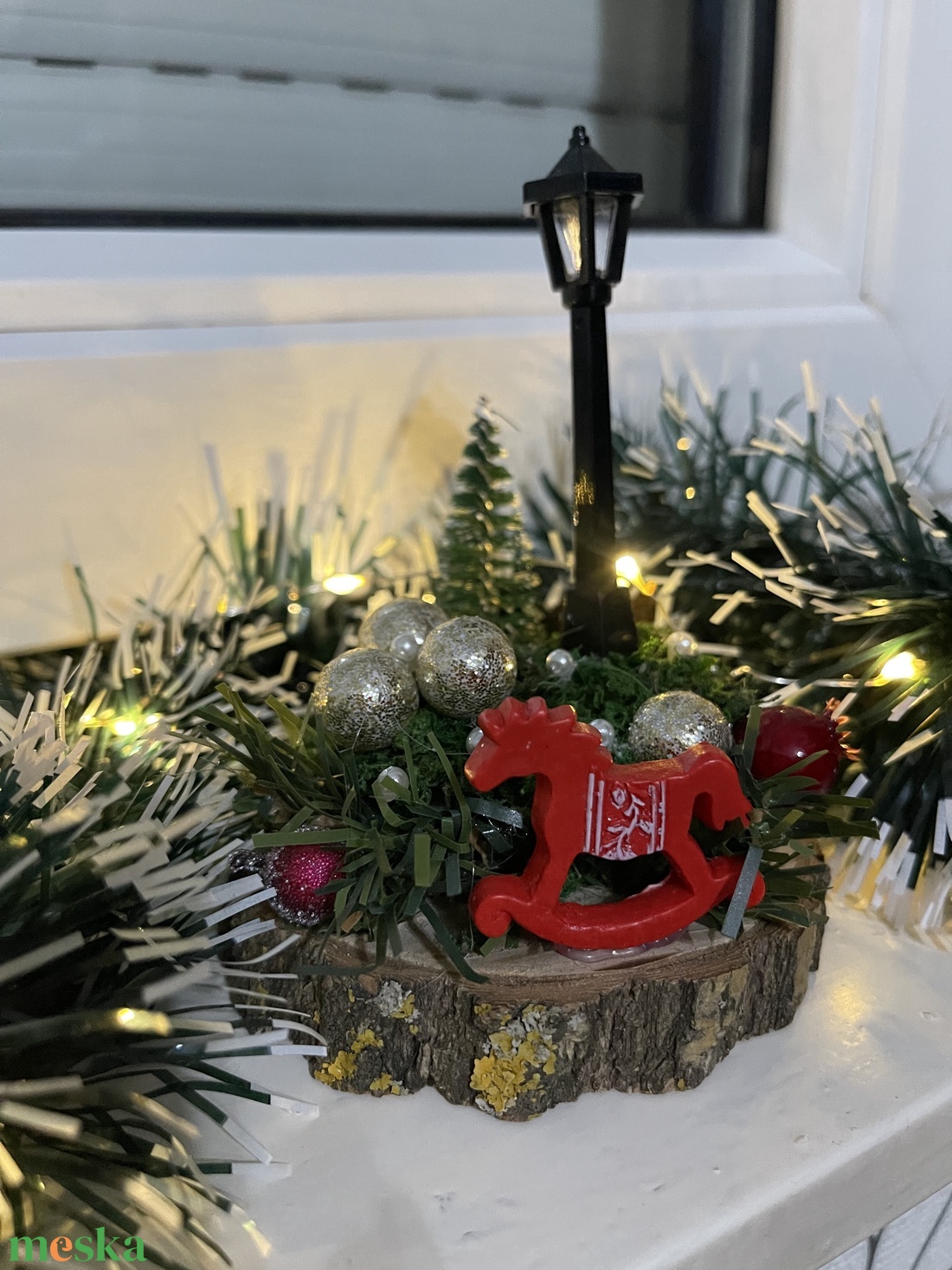 Karácsonyi dísz  - karácsony - karácsonyi lakásdekoráció - karácsonyi lakásdíszek - Meska.hu
