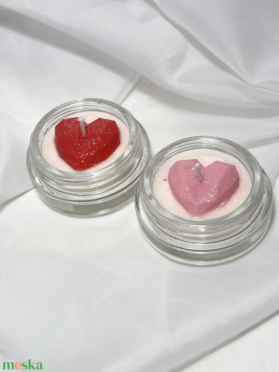 Szójaviasz illatmécses Valentin napra - otthon & életmód - gyertya, illat, aroma - gyertya - Meska.hu