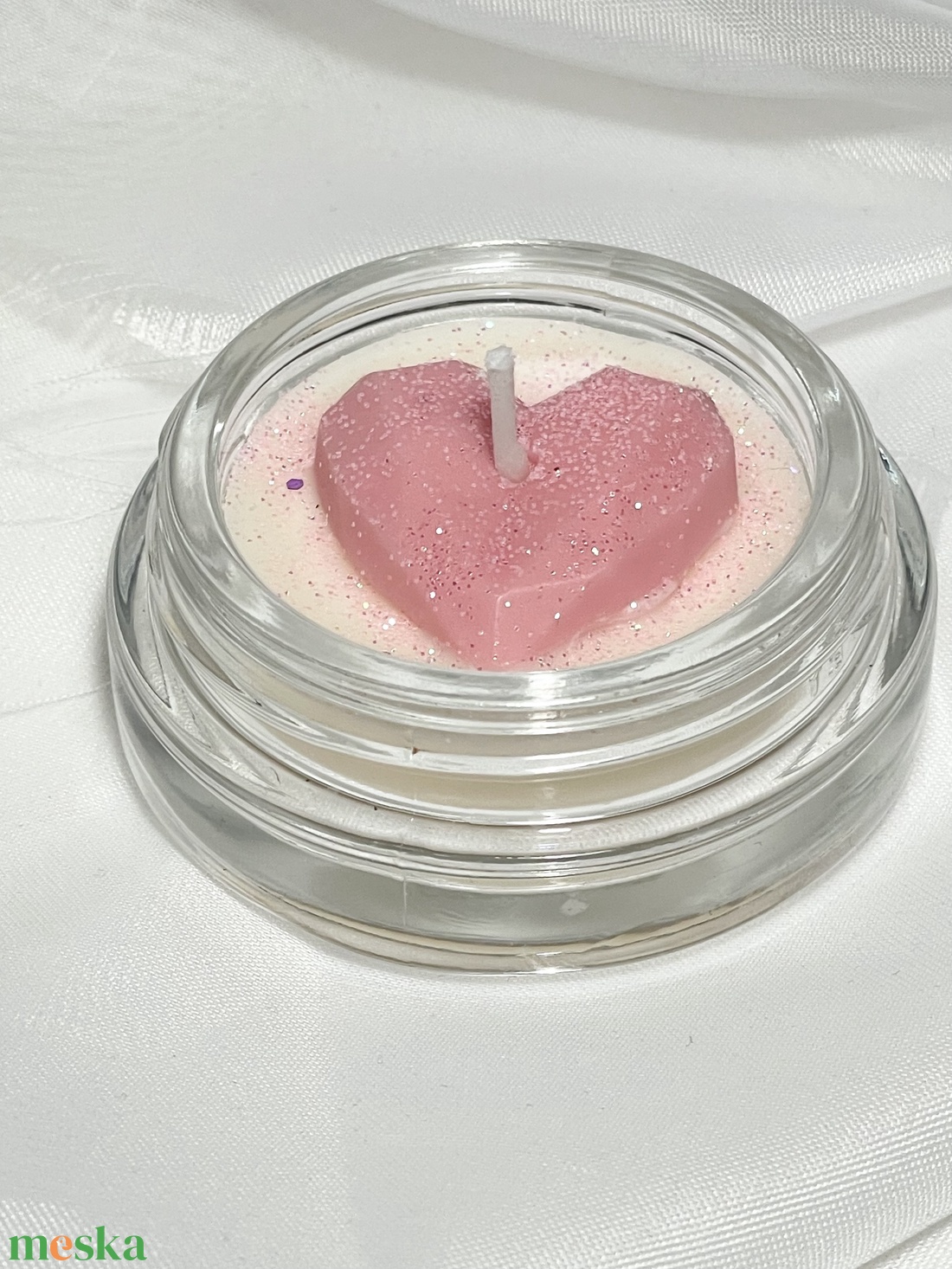 Szójaviasz illatgyertya Valentin napra 2 - otthon & életmód - gyertya, illat, aroma - gyertya - Meska.hu