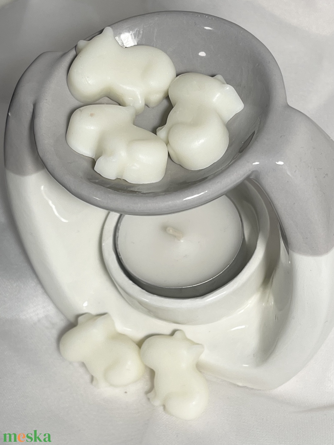 Capibara szója illatviasz kókusz - otthon & életmód - gyertya, illat, aroma - illatviasz - Meska.hu