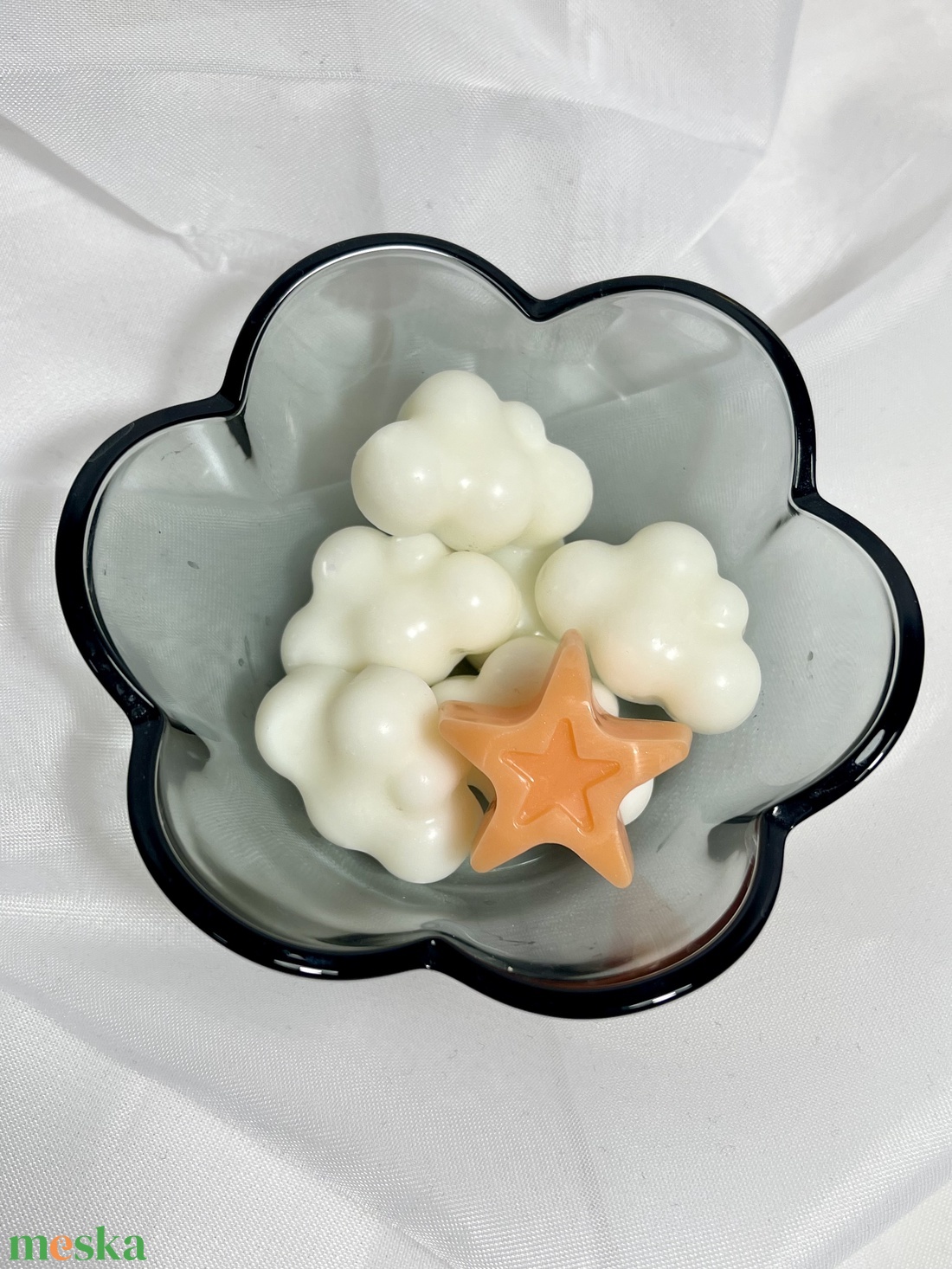 Kókusz-édesnarancs illatú szója illatviasz - otthon & életmód - gyertya, illat, aroma - illatviasz - Meska.hu