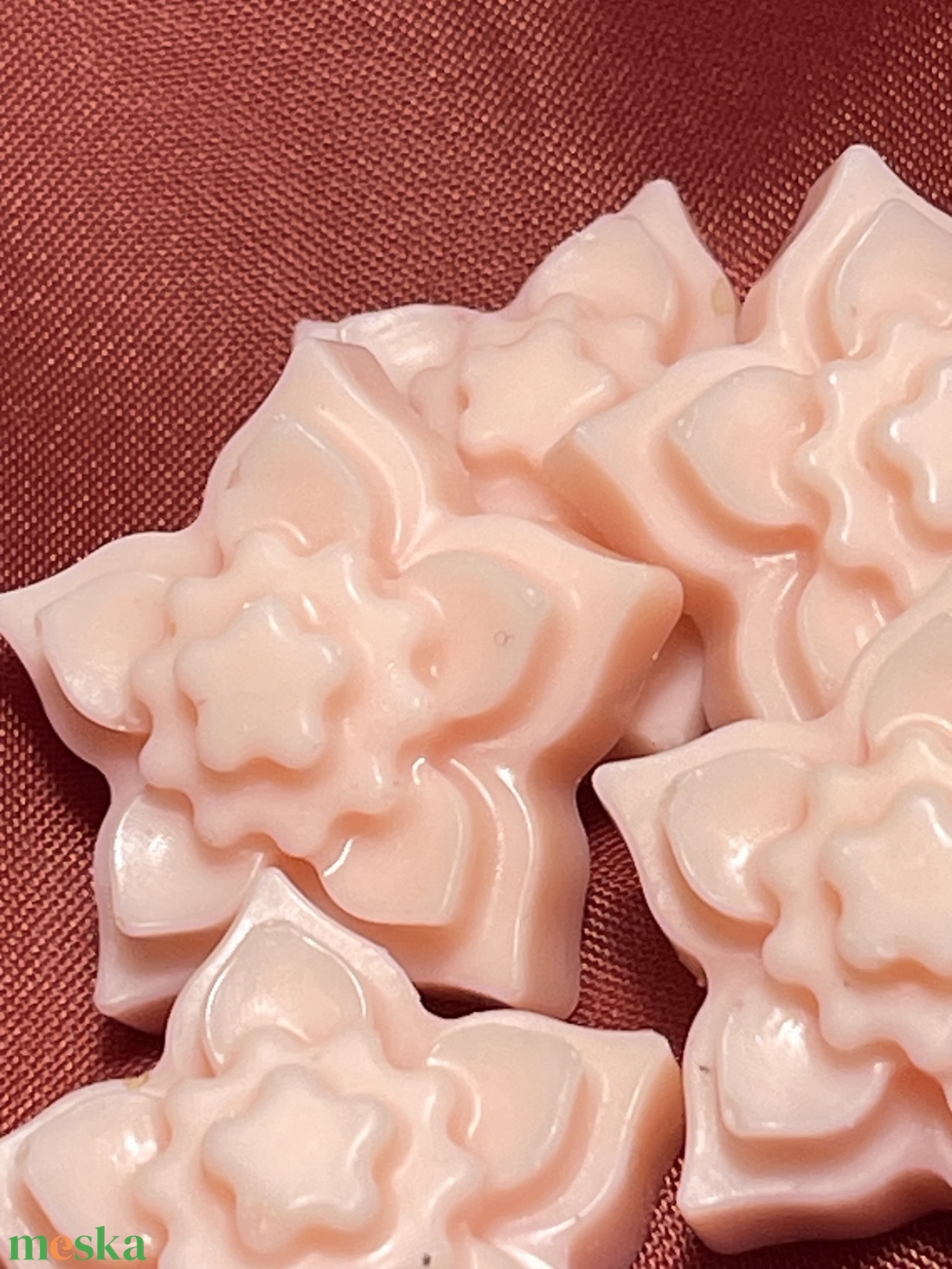 Szója illatviasz virágok - otthon & életmód - gyertya, illat, aroma - illatviasz - Meska.hu