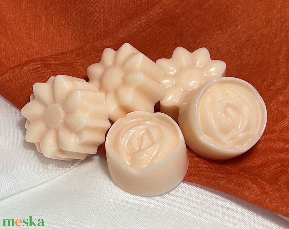 Szója illatviasz rózsa és margaréta - otthon & életmód - gyertya, illat, aroma - illatviasz - Meska.hu