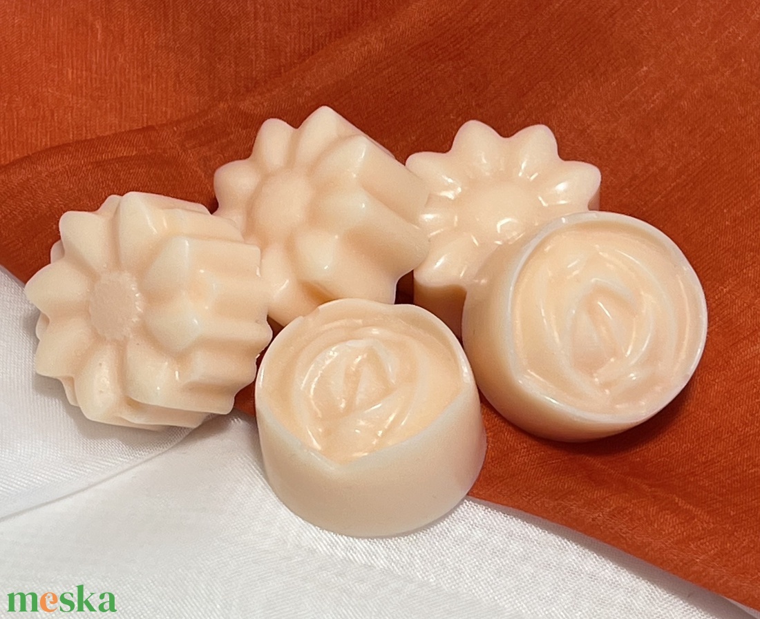 Szója illatviasz rózsa és margaréta - otthon & életmód - gyertya, illat, aroma - illatviasz - Meska.hu