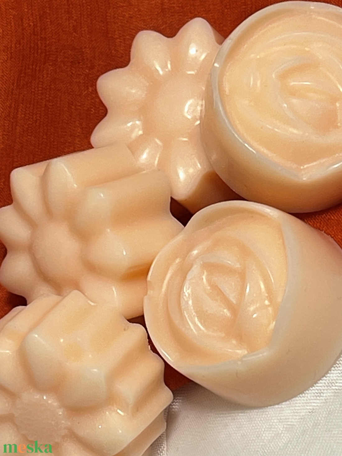 Szója illatviasz rózsa és margaréta - otthon & életmód - gyertya, illat, aroma - illatviasz - Meska.hu