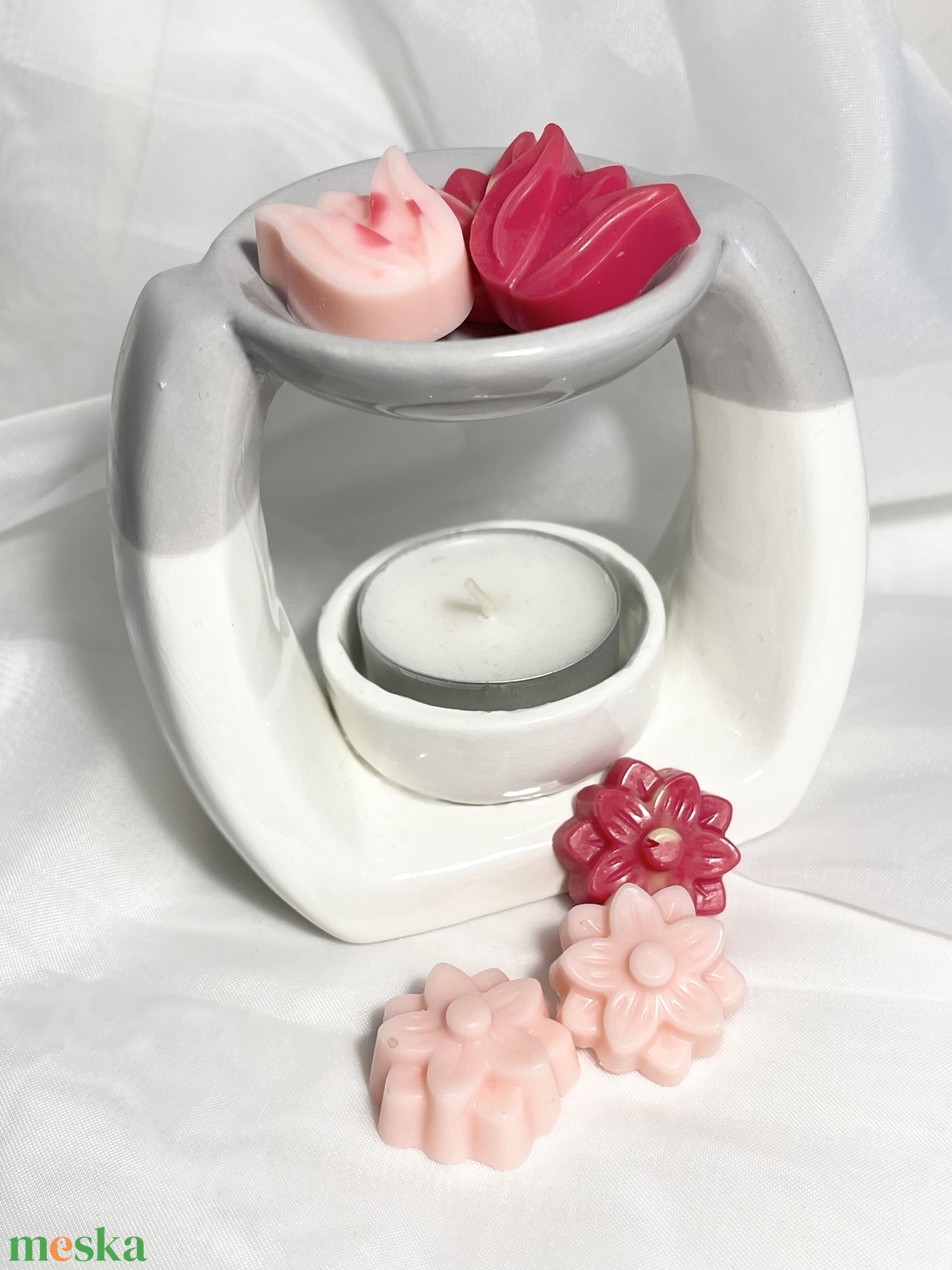 Tulipános szója illatviasz - otthon & életmód - gyertya, illat, aroma - illatviasz - Meska.hu