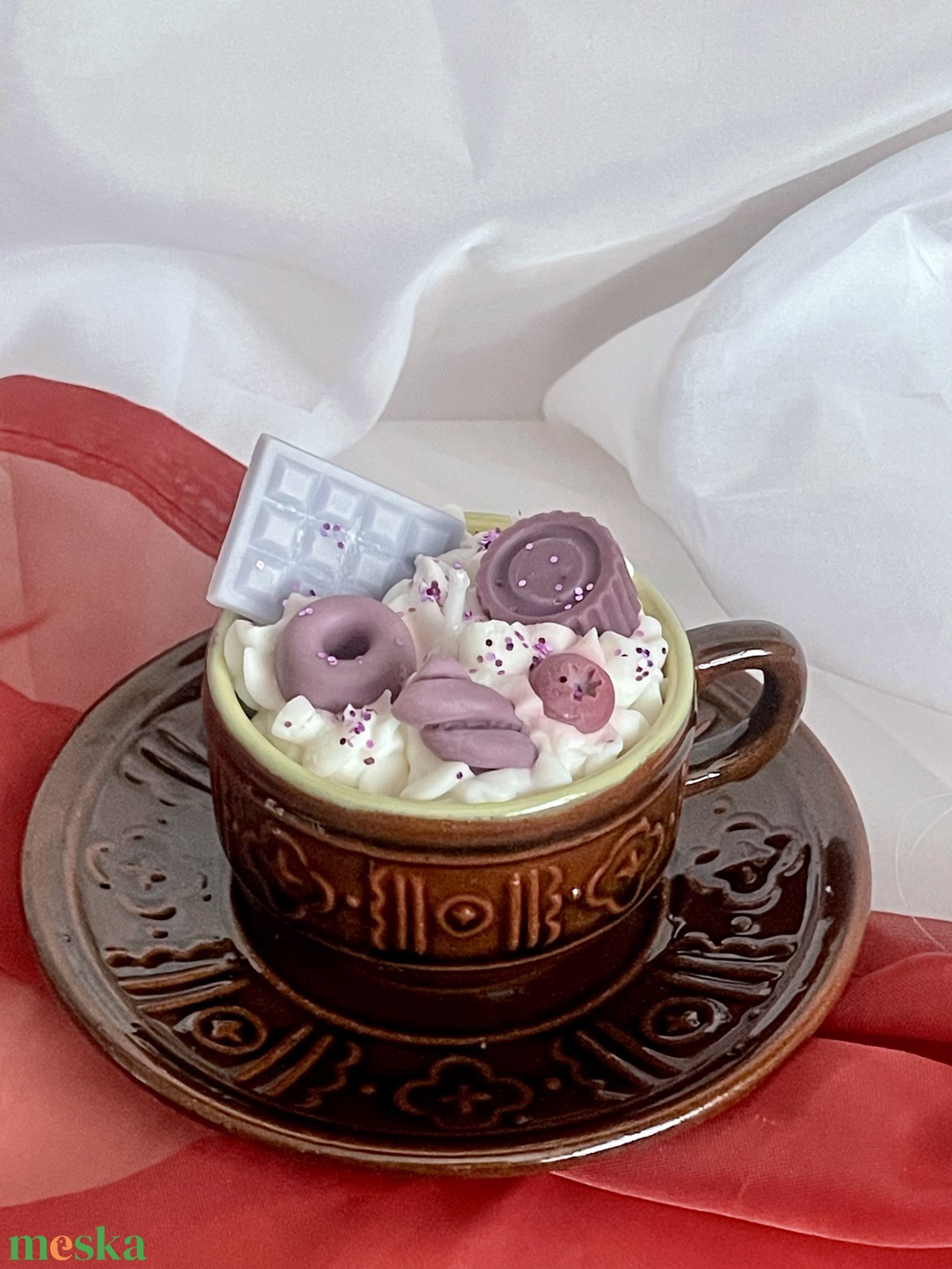 Szója illatviasz gyertya levendulás kávé - otthon & életmód - gyertya, illat, aroma - gyertya - Meska.hu