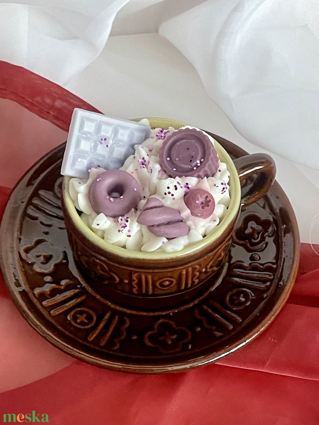 Szója illatviasz gyertya levendulás kávé - otthon & életmód - gyertya, illat, aroma - gyertya - Meska.hu