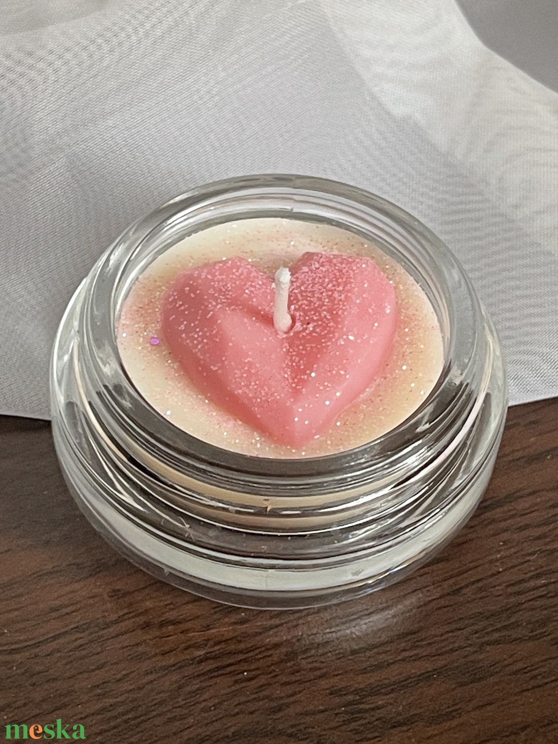 Szójaviasz illatgyertya mini üvegtégelyben - otthon & életmód - gyertya, illat, aroma - gyertya - Meska.hu