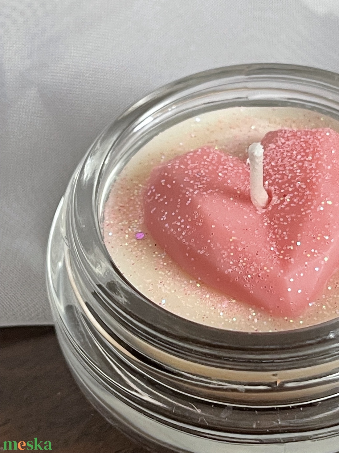 Szójaviasz illatgyertya mini üvegtégelyben - otthon & életmód - gyertya, illat, aroma - gyertya - Meska.hu