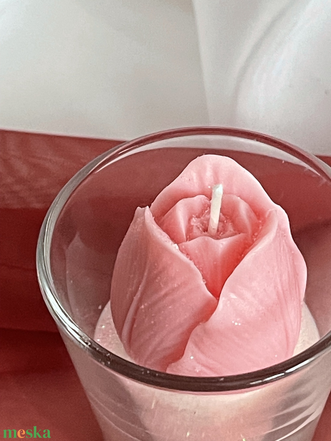 Tulipános szójaviasz illatgyertya - otthon & életmód - gyertya, illat, aroma - gyertya - Meska.hu