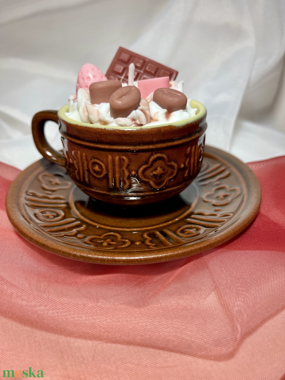 Szójaviasz illatgyertya kávé- gyümölcs - otthon & életmód - gyertya, illat, aroma - gyertya - Meska.hu