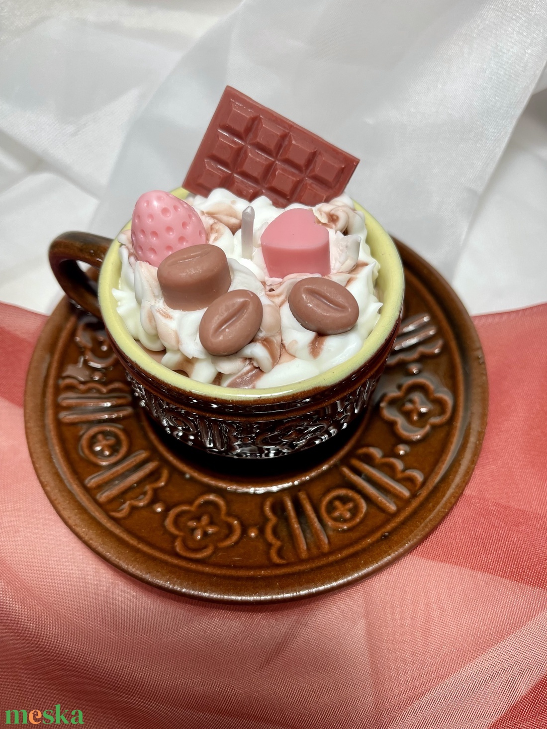 Szójaviasz illatgyertya kávé- gyümölcs - otthon & életmód - gyertya, illat, aroma - gyertya - Meska.hu