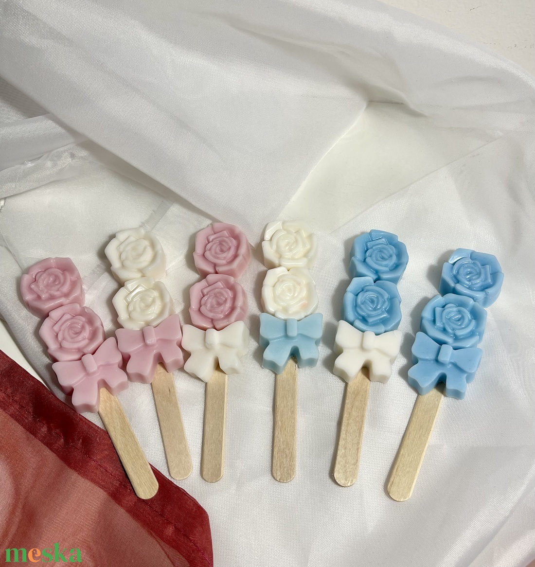 Illatviasz szett  �Baby Girl Coming� - baba - mama - babaemlékek - bababejelentők - Meska.hu