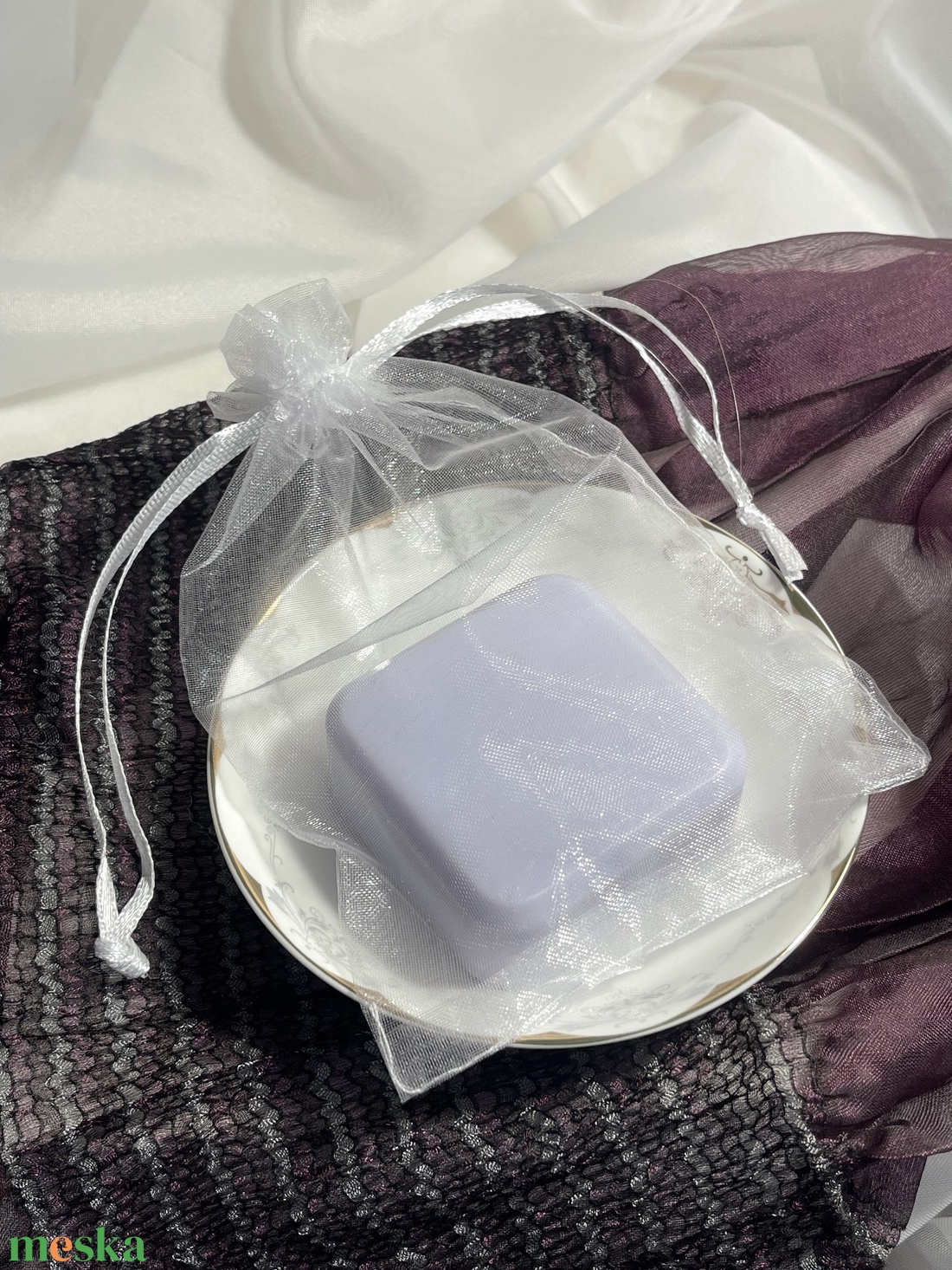 Levendula szappan szögletes - szépségápolás - szappan & fürdés - fürdősó, fürdőgolyó, habfürdő - Meska.hu