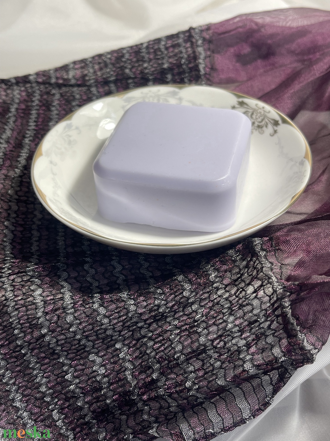 Levendula szappan szögletes - szépségápolás - szappan & fürdés - fürdősó, fürdőgolyó, habfürdő - Meska.hu