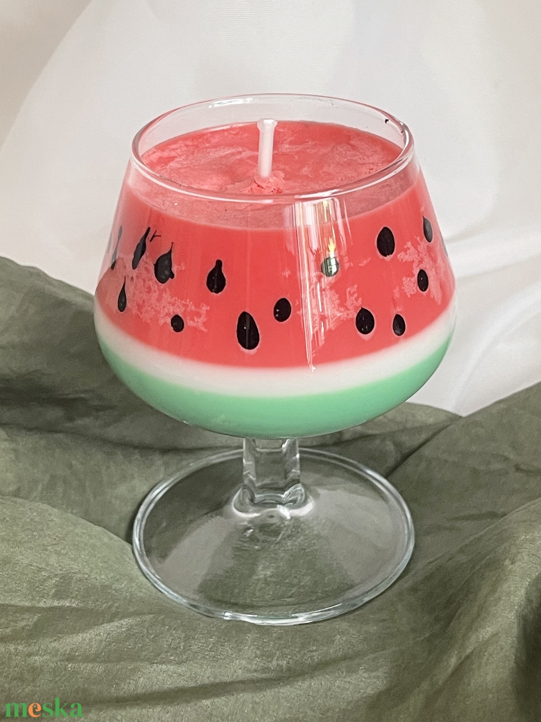 Szójaviasz illatgyertya �SummerFeeling� - otthon & életmód - gyertya, illat, aroma - gyertya - Meska.hu