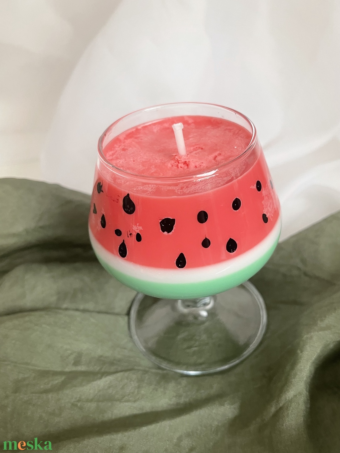 Szójaviasz illatgyertya �SummerFeeling� - otthon & életmód - gyertya, illat, aroma - gyertya - Meska.hu