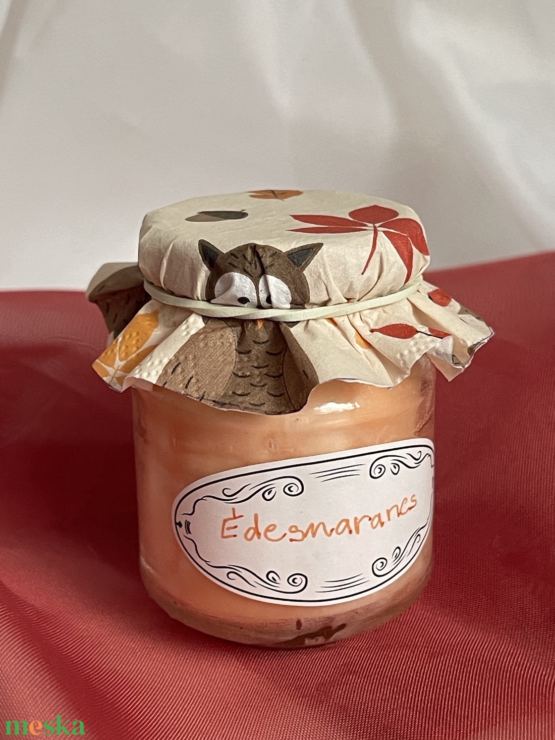 Édesnarancs szójaviasz illatgyertya - otthon & életmód - gyertya, illat, aroma - gyertya - Meska.hu