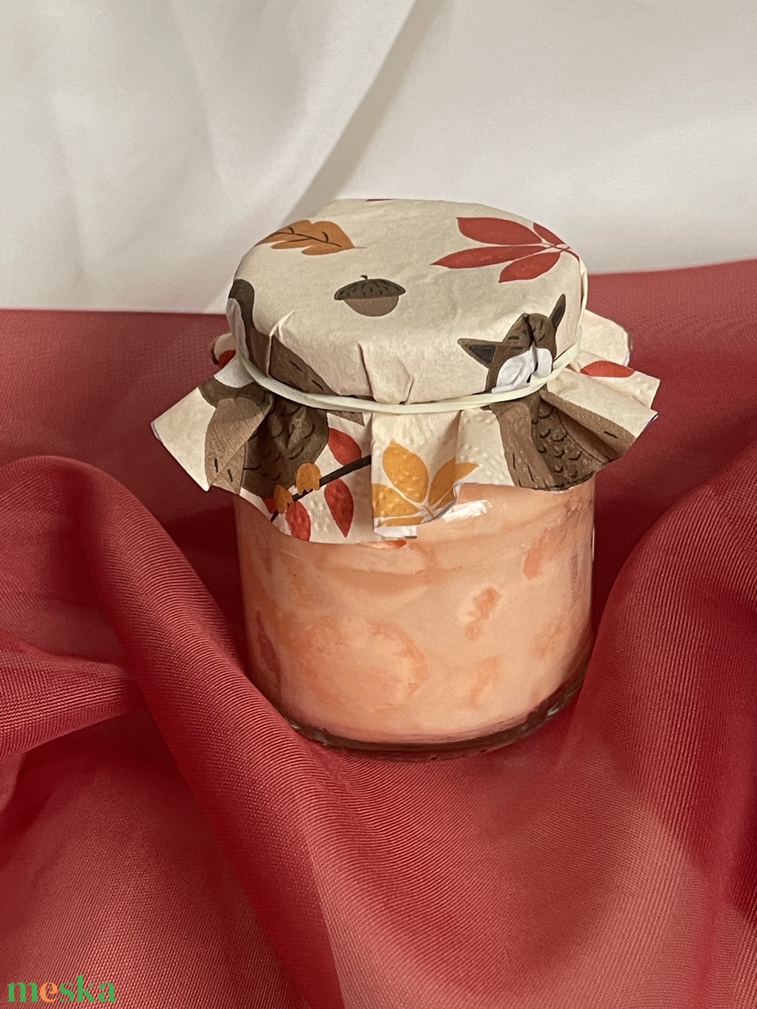 Édesnarancs szójaviasz illatgyertya - otthon & életmód - gyertya, illat, aroma - gyertya - Meska.hu