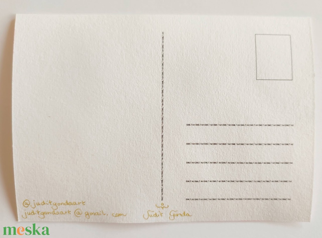 Eredeti akvarell őszi mesés, tündéres képeslap festmény - művészet - festmény - akvarell - Meska.hu