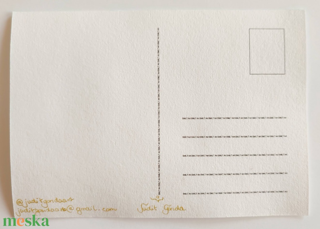 Eredeti akvarell őszi sünis-varázskönyves képeslap festmény - művészet - festmény - akvarell - Meska.hu