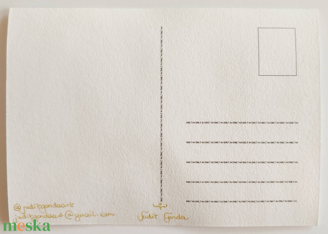 Eredeti akvarell őszi antik órás festmény képeslap - művészet - festmény - akvarell - Meska.hu