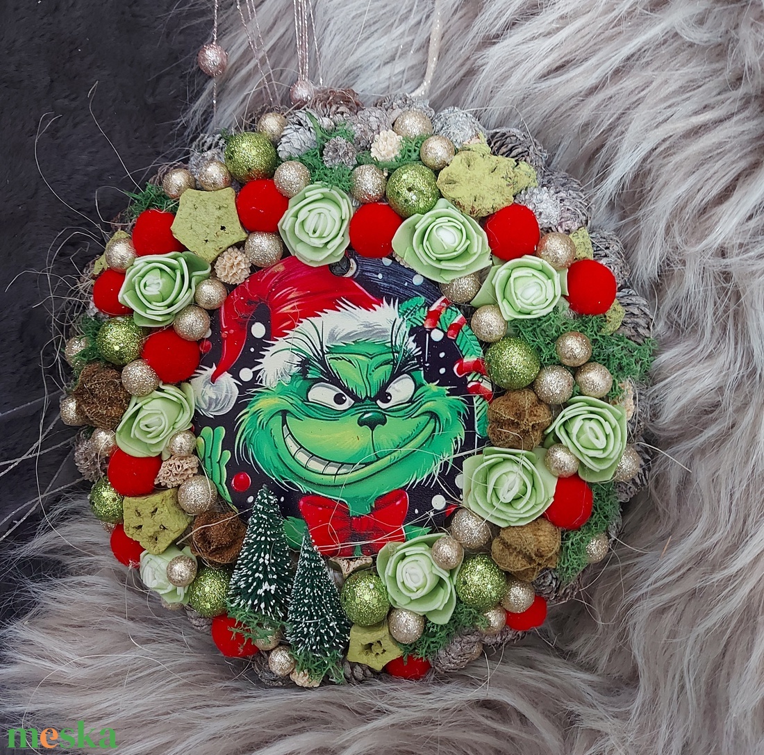 Grincs kopogtató - karácsony - karácsonyi lakásdekoráció - karácsonyi ajtódíszek - Meska.hu Grincs kopogtató - karácsony - karácsonyi lakásdekoráció - karácsonyi ajtódíszek - Meska.hu