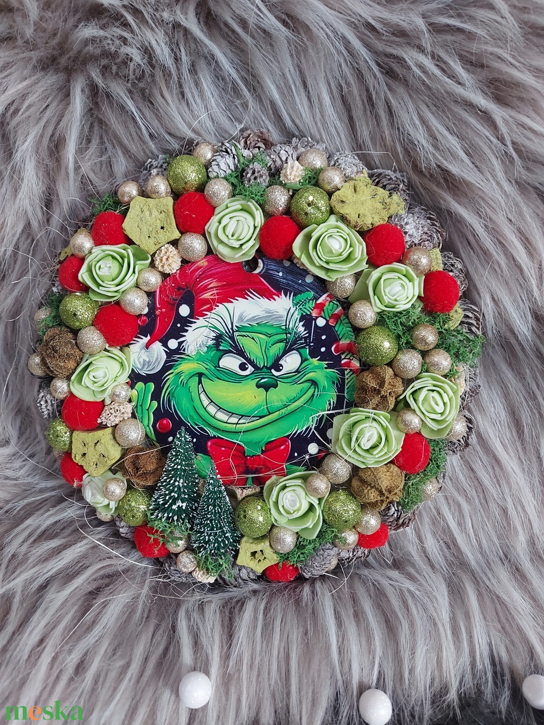 Grincs kopogtató - karácsony - karácsonyi lakásdekoráció - karácsonyi ajtódíszek - Meska.hu Grincs kopogtató - karácsony - karácsonyi lakásdekoráció - karácsonyi ajtódíszek - Meska.hu
