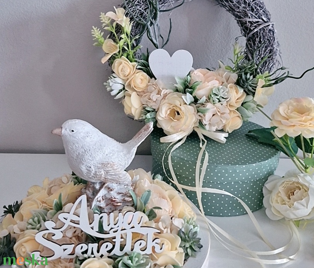 Anyák napi szett - otthon & életmód - dekoráció - ajtó- és ablak dekoráció - ajtódísz & kopogtató - Meska.hu Anyák napi szett - otthon & életmód - dekoráció - ajtó- és ablak dekoráció - ajtódísz & kopogtató - Meska.hu