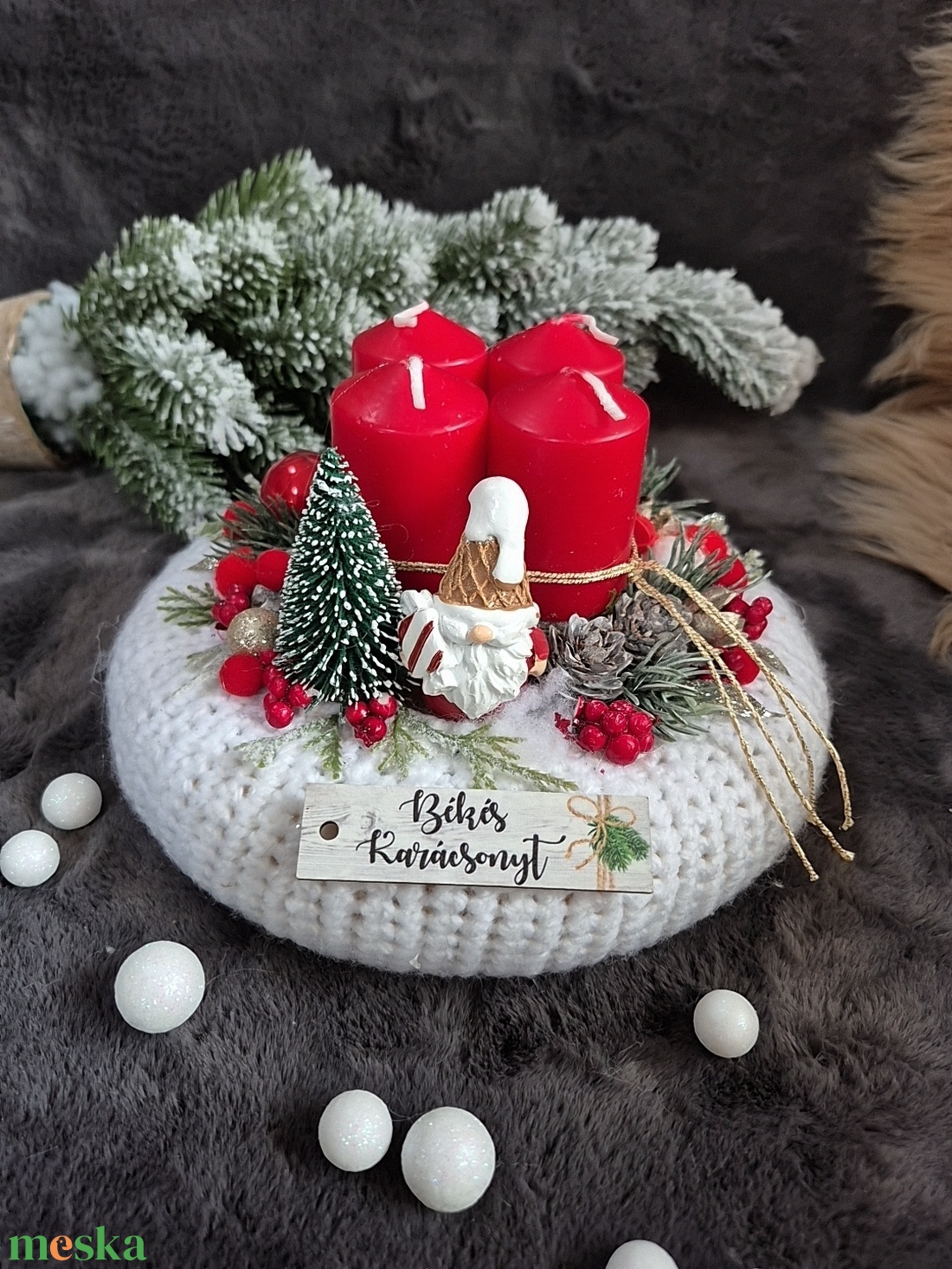 Adventi koszorú  - karácsony - adventi díszek - adventi koszorú - Meska.hu Adventi koszorú  - karácsony - adventi díszek - adventi koszorú - Meska.hu