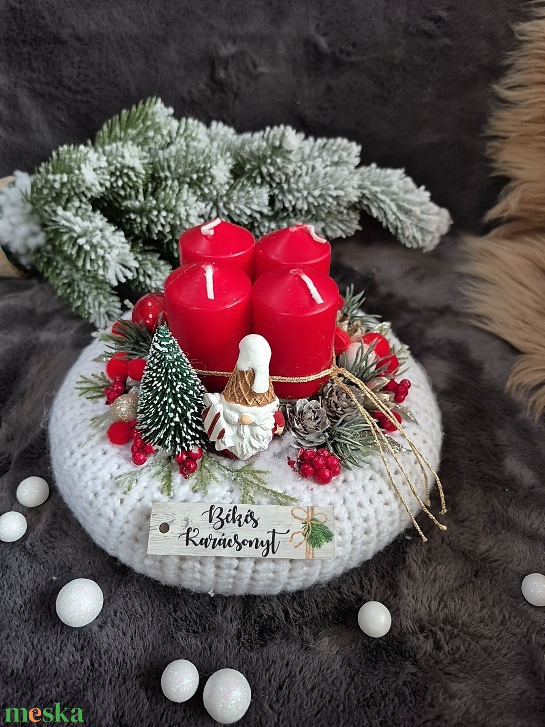 Adventi koszorú  - karácsony - adventi díszek - adventi koszorú - Meska.hu Adventi koszorú  - karácsony - adventi díszek - adventi koszorú - Meska.hu