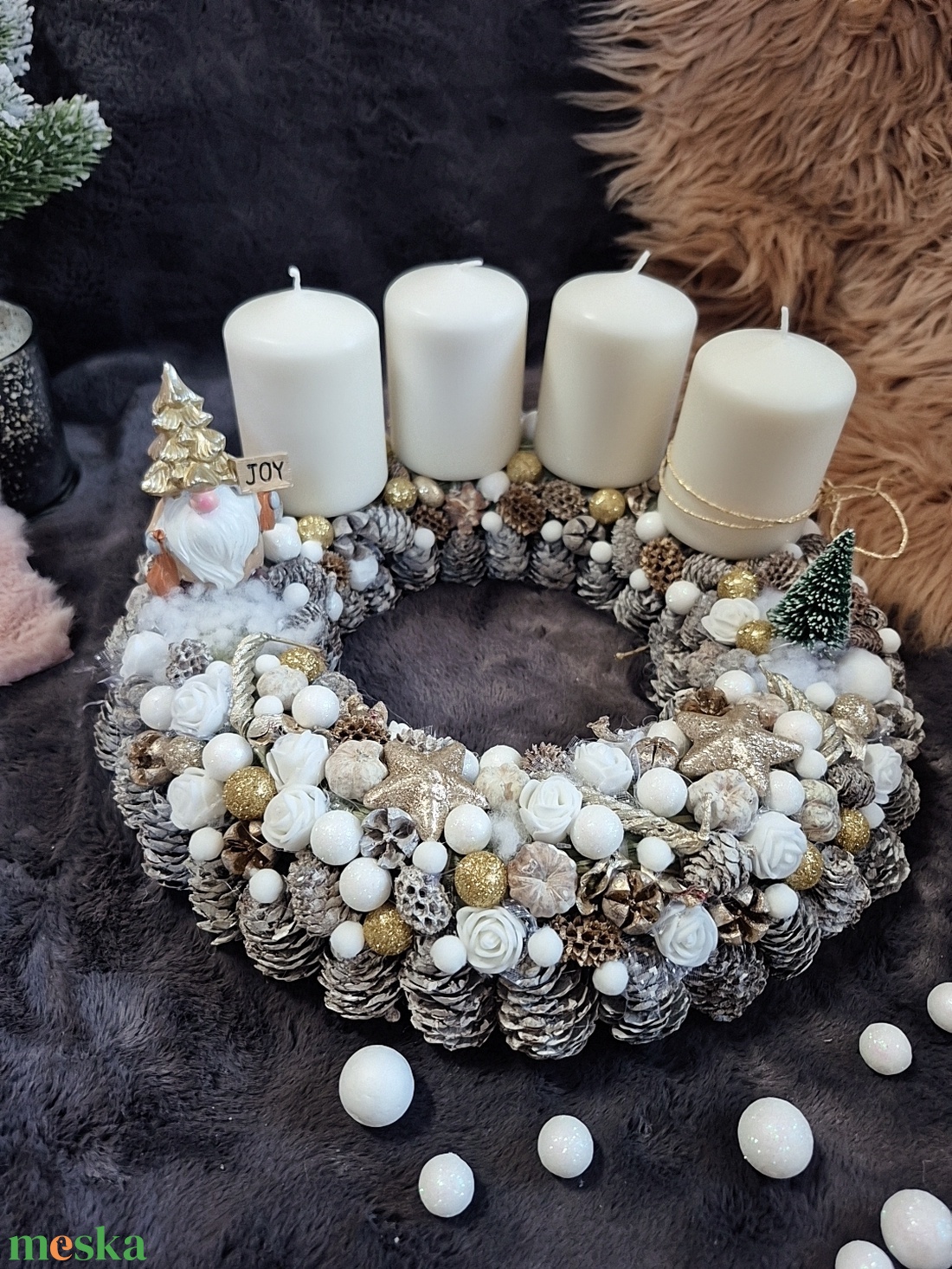 Adventi koszorú  - karácsony - adventi díszek - adventi koszorú - Meska.hu Adventi koszorú  - karácsony - adventi díszek - adventi koszorú - Meska.hu