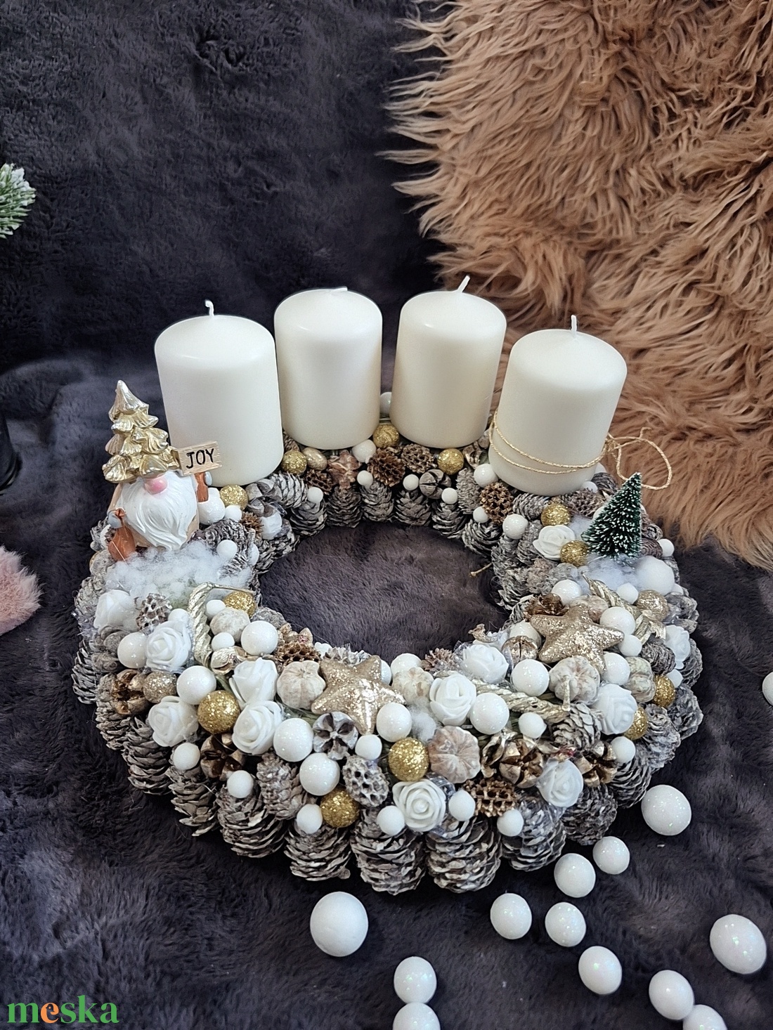 Adventi koszorú  - karácsony - adventi díszek - adventi koszorú - Meska.hu Adventi koszorú  - karácsony - adventi díszek - adventi koszorú - Meska.hu