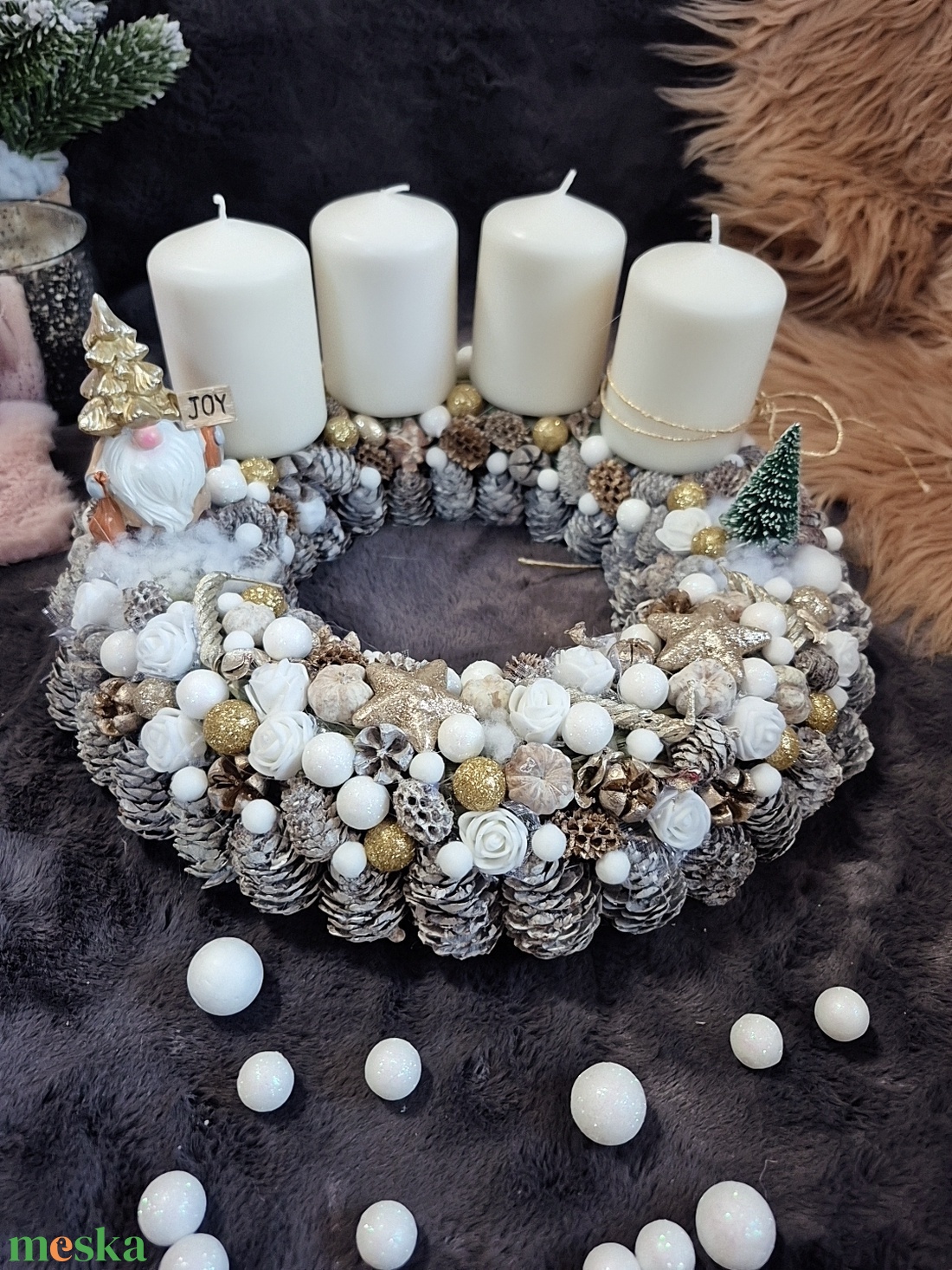 Adventi koszorú  - karácsony - adventi díszek - adventi koszorú - Meska.hu Adventi koszorú  - karácsony - adventi díszek - adventi koszorú - Meska.hu