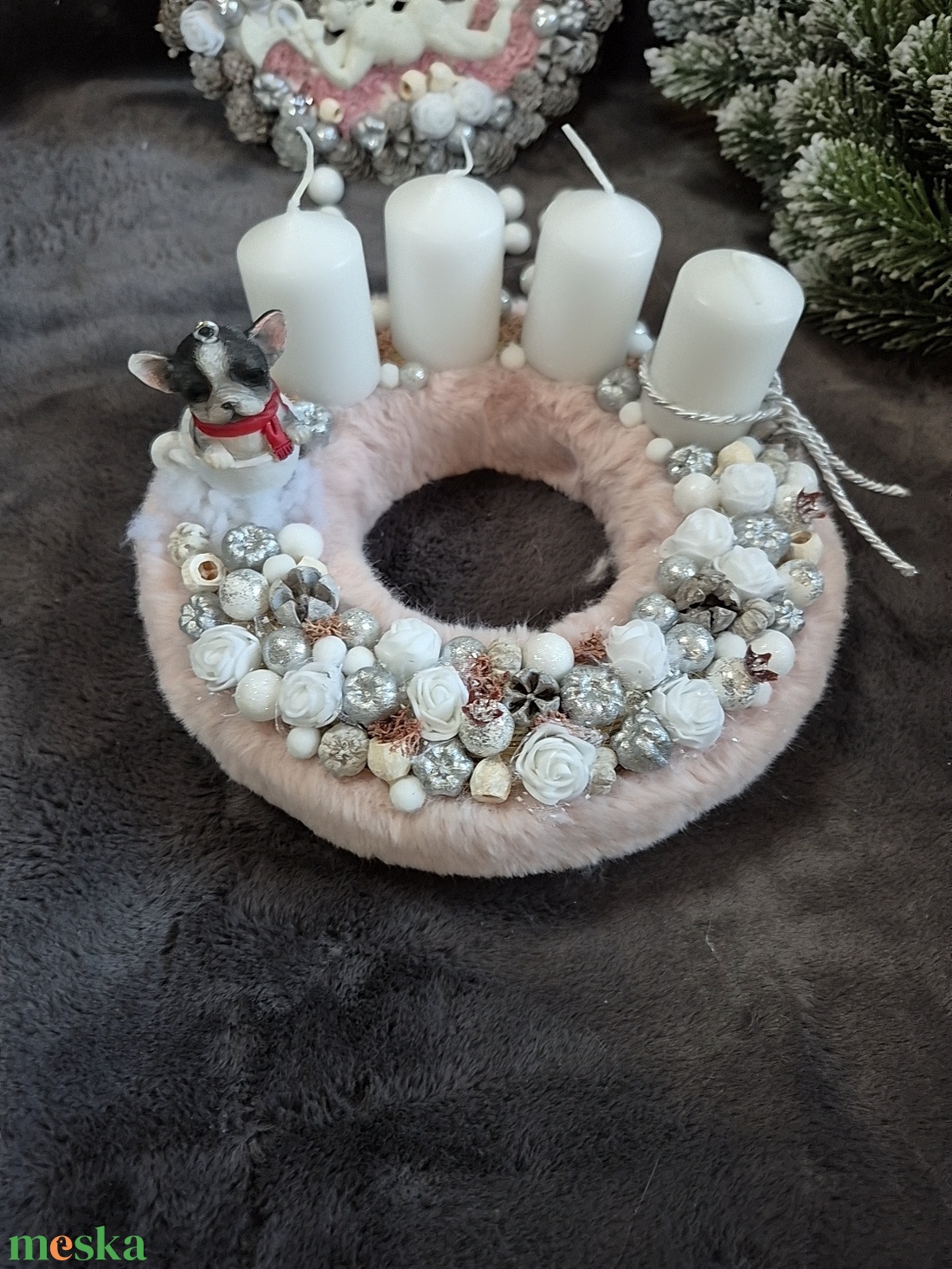 Adventi koszorú  - karácsony - adventi díszek - adventi koszorú - Meska.hu Adventi koszorú  - karácsony - adventi díszek - adventi koszorú - Meska.hu