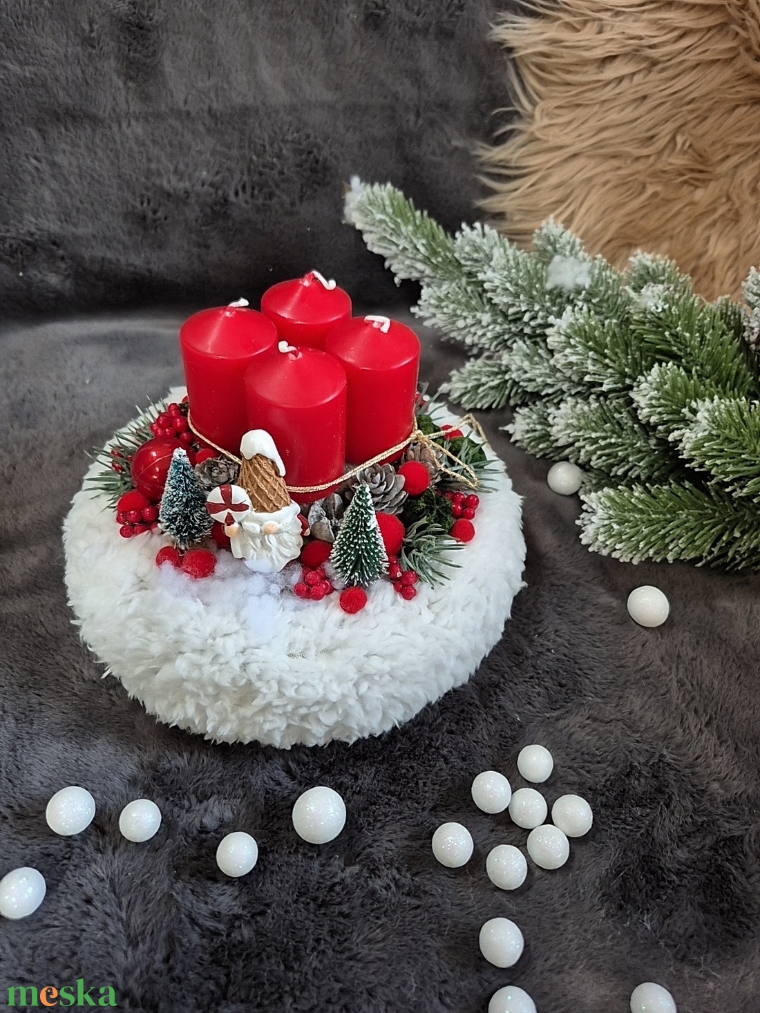 Adventi koszorú  - karácsony - adventi díszek - adventi koszorú - Meska.hu Adventi koszorú  - karácsony - adventi díszek - adventi koszorú - Meska.hu