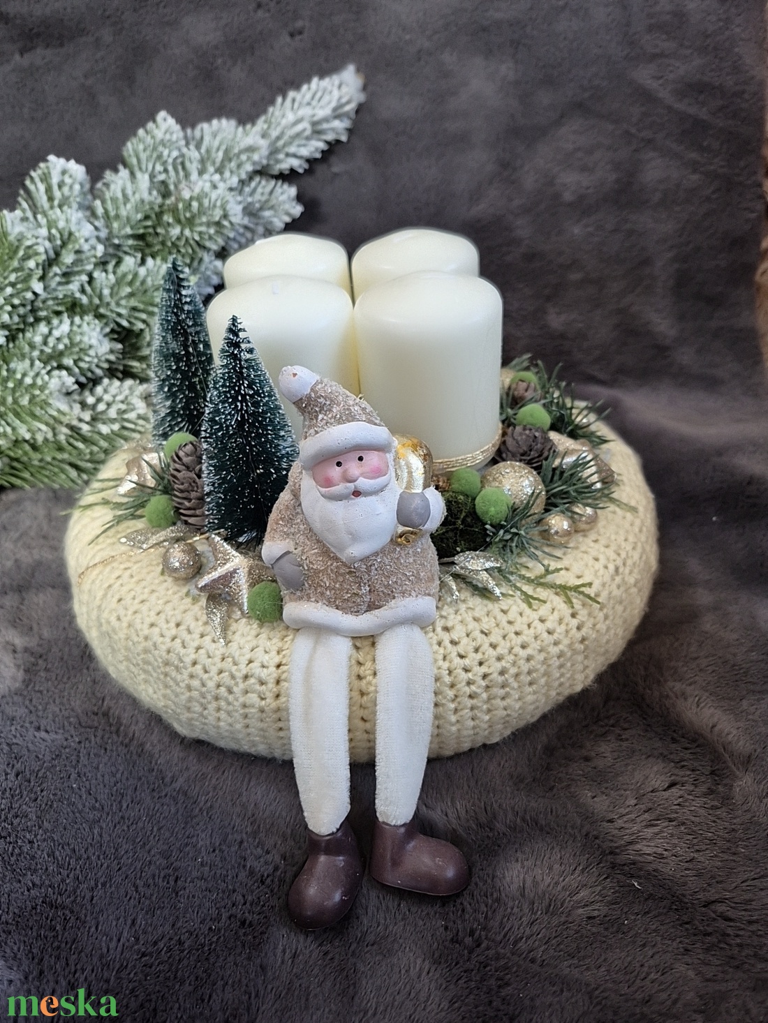Adventi koszorú  - karácsony - adventi díszek - adventi koszorú - Meska.hu Adventi koszorú  - karácsony - adventi díszek - adventi koszorú - Meska.hu